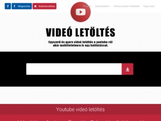 Online filmek letöltése a youtube-ról