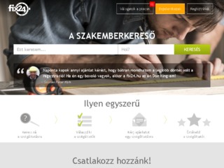 fix24.hu a szakemberkereső
